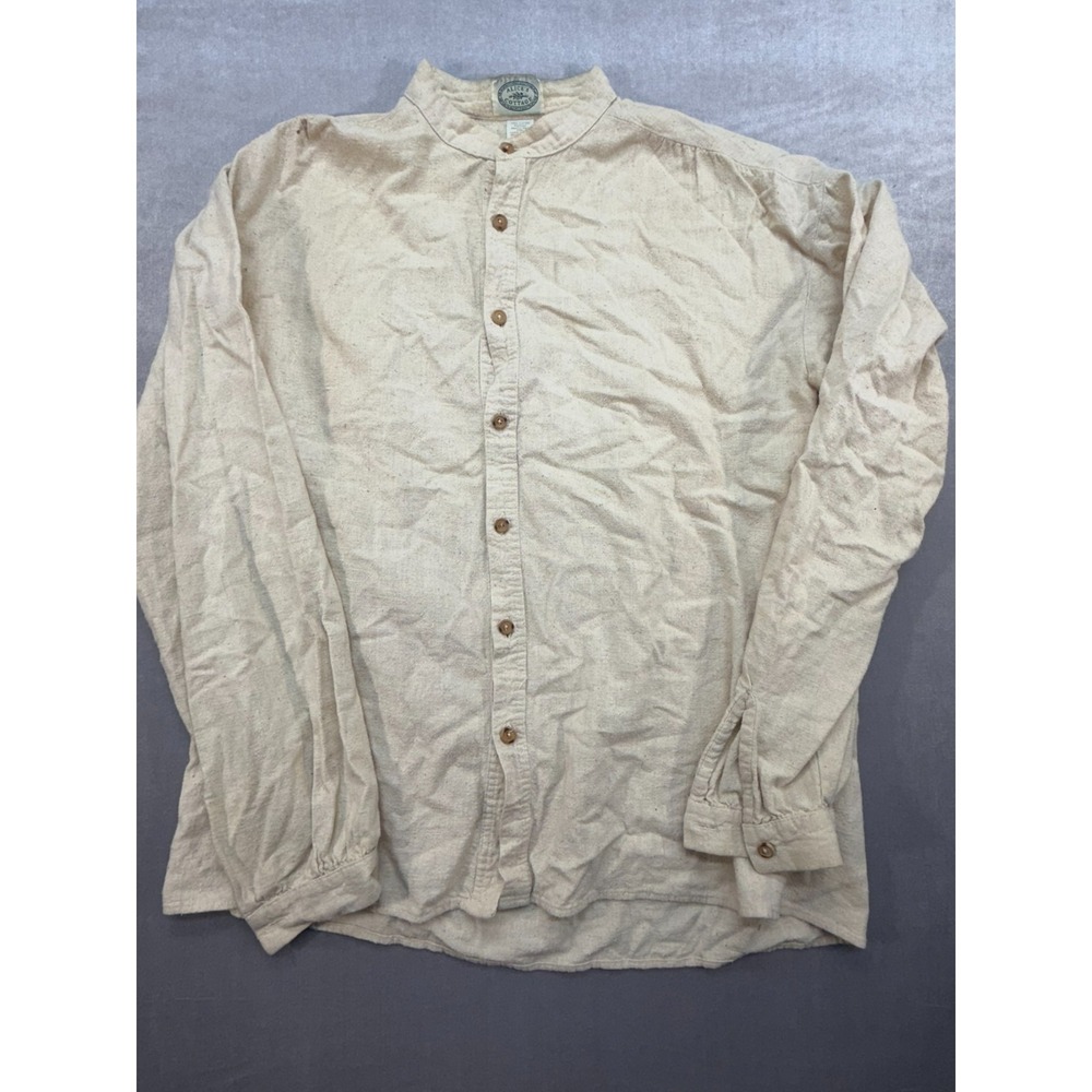 Alice's Cottage Vintage Civil War Button Up Shirt Made in USA Cotton XL